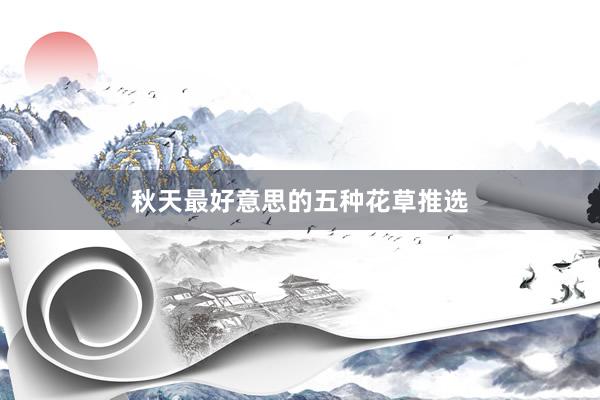 秋天最好意思的五种花草推选